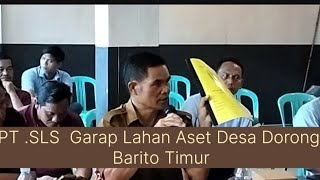 Kades Dorong Geram,PT.SLS Garap Aset Desa#tambangbatubaraindonesia