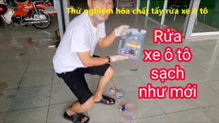 Các tẩy rửa vệ sinh xe ô tô và xe máy sáng như mới