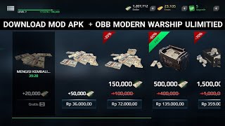 SHARE MOD APK MODERN WARSHIP ULIMITIED VERSI TERBARU WORK SEMUA HP NO BANNED