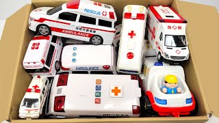 救急車のミニカーが坂道走る！緊急走行テスト☆Ambulance miniature car runs urgently! Emergency driving test!