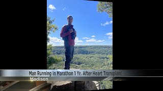 After a lifetime of running, Wisconsin man will finish marathon with a new heart