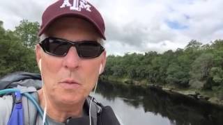 The Walking Aggie on the Suwannee River