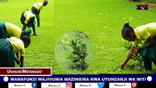 WANAFUNZI WAJIVUNIA MAZINGIRA KWA UTUNZAJI WA MITI