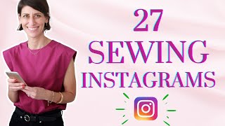 Sewing Instagram INSPO: 27 Sewing Instagram Pages to Follow