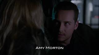 Chicago P D  8x14   Kiss Scene — Jay and Hailey Jesse Lee Soffer and Tracy Spiridakos