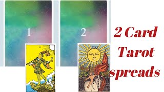 Two card tarot spreads for beginners