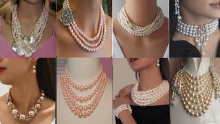 Necklace Designs|| Pearls necklace designs || Beautiful necklace design #beauty #necklace