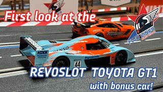 First look at the Revoslot Toyota GT1 with a bonus car!