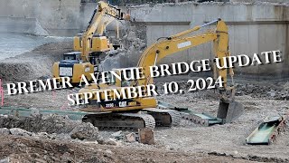 Bremer Avenue Bridge Update (September 10, 2024)