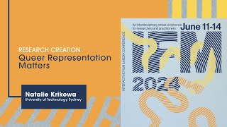 #IFM2024 Research Creation | "Queer Representation Matters" by Natalie Krikowa