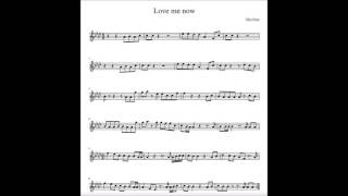 Love me now (John Legend) NOTES/ SPARTITO/ SHEET MUSIC