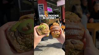 VIRAL “CROOKIE” 🍪🥐AT SYDNEY VEGAN BAKERY |📍Miss Sina (Marrickville)😍 #sydneyfood #crookie