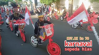 Karnaval Sepeda Hias  HUT RI ke 78