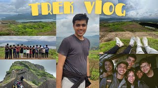 LOHAGAD COLLEGE TREK VLOG ✨|| First Time Trekking Experience 🦋 || BJGMC, PUNE