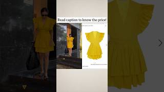 Malaika Arora in yellow mini dress ll Malaika Arora latest look decoded #shorts