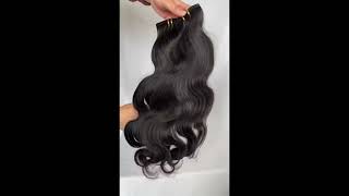 Eseewigs 12A Body Wave Tape Clips Extension Hair Extensions Virgin Hair