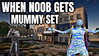 WHEN NOOB GETS ULTIMATE MUMMY SET | Funny match Highlights | Bgmi