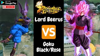 Beerus Vs Goku Black Rose Legends Of Dragon Ball Fights #6