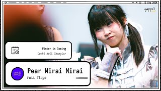 240915 Pear Mirai Mirai - Full Stage - Winter is Coming Donki Mall Thonglor 4k Fancam