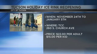 Outdoor ice rink opens Sunday in Tucson for the holidays