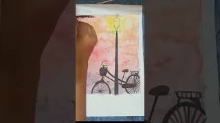 how to draw water color painting #easydrawing #drawing #viral #youtubeshorts