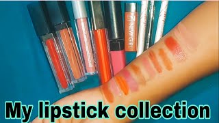 My lipstick collection  // My lipstick haul #lipstick #mattelipsticks #lipsticcollection