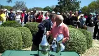 Sean Payton and Arnold Palmer