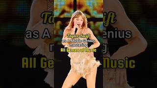 Taylor Swift as A Music Genius, mastering Genres of Music #taylorswift #taylorsversion #shorts#viral