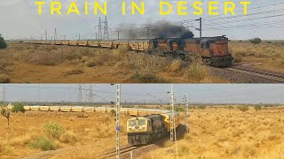 TRAIN IN THAR DESERT RAJASTHAN | Bikaner Mumbai Special Train