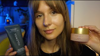 ASMR po polsku 🌙 Robię ci Pielęgnację moimi Ulubionymi Kosmetykami 🧖🏻‍♀️ (osobista uwaga)