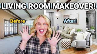 EXTREME LIVING ROOM MAKEOVER!