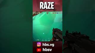 Raze 1v3 #valorantshorts #valorant