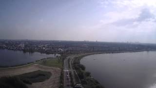 Mini Skywalker FPV views of Noord Aa, Zoetermeer (720p HD)