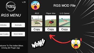 INDIAN BIKES DRIVING 3D NEW UPDATE |  New RGS MOD Secret  Missions | Plugin app Update