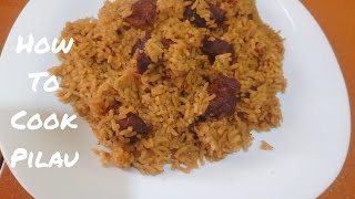 How to cook pilau// How to cook pilau with meat// simplest way to cook pilau