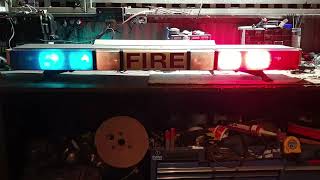 HAZARD 90 Series Ripple Lightbar ex Fire Brigade