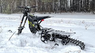 Установка SUR-RON SNOWBIKE KIT на SUR-RON LIGHT BEE X