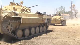 Syrian Tanks in Heavy Fighting with Rebels GoPro 1080p