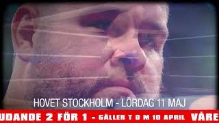 WWE LIVE KOMMER TILL SVERIGE I MAJ 2019!