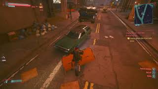 Motorcycle clipping bug Cyberpunk 2077