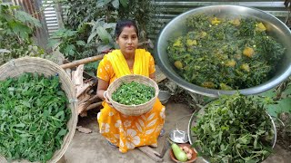 একবার এইভাবে আলু বেগুন দিয়ে বেতো শাকের ঘন্ট বানিয়ে দেখুন।#dipti #village #cooking#vlog_