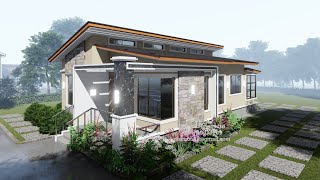 3 BEDROOM BUNGALOW HOUSE DESIGN IDEAS | FITS PERFECTLY ON  1/8 ACRE PIECE OF LAND |