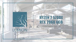 RENDER LUMION 12 - Ryzen 7 5700X, RTX 2060 6GB