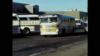 🇺🇸[8mm] 1960s Greyhound depot - Texas USA