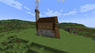 Как построить красивый начальный средневековой дом MINECRAFT