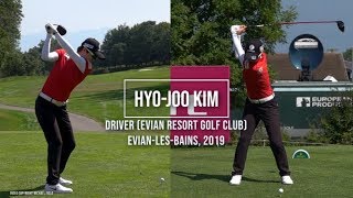 Hyo Joo Kim Golf Swing Driver (DTL & FO), Evian Championship, Evian-les-Bains, July 2019.