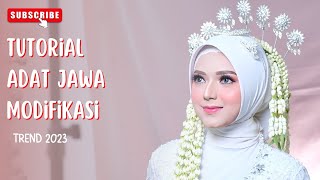 TUTORIAL HIJAB PENGANTIN MODIFIKASI ADAT JAWA