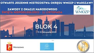 BLOK 4 -Otwarte Jesienne Mistrzostwa Okręgu WMOZP i Warszawy