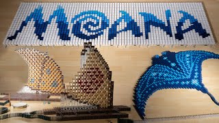 Moana in 62,000 dominoes | DominoERDMANN & DominoJOJO