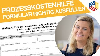 Prozesskostenhilfe: Wie fülle ich das Formular aus? Schritt für Schritt: Anwalt Seiter erklärt